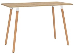 vidaXL 7-dielna jedálenská súprava, sivá