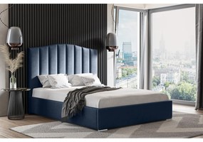 Posteľ HOLDEN 21 STANDARD 120x200 cm - strieborné nohy Zelená