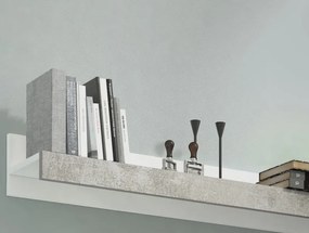 Obývacia stena Oli, biela/betón