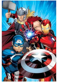 Mikroplyšová deka Avengers Heroes - 100 x 150 cm