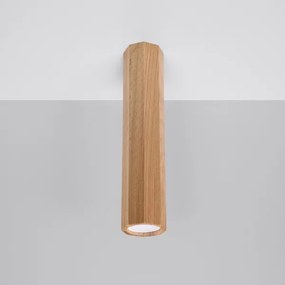 Sollux SL.1034 - Bodové svietidlo ZEKE 1xGU10/40W/230V 30 cm dub