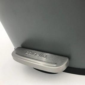 Spirella Pedálový odpadkový kôš soft-close Akira 12 l, matná sivá, 12 l