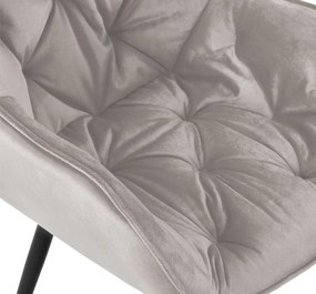 Stolička Tanna - zamat - Sivá