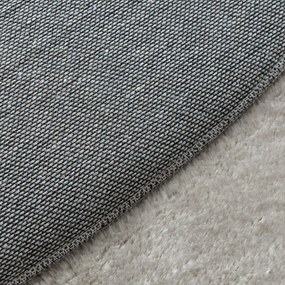 Dywany Łuszczów, Kusový koberec Visco Rabbit Silver 3 kruh, 120x120 (priemer) kruh, šedá, detská izba