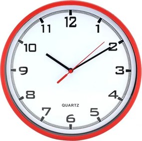 Nástenné hodiny MPM 2478.20.A (25 cm) – červené