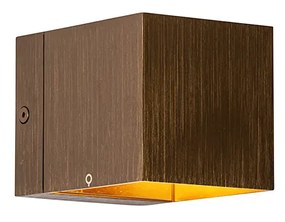 Moderná nástenná lampa tmavá bronzová - Transfer