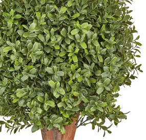 Umelá rastlina v kvetináči 92 cm BUXUS BALL TREE Beliani