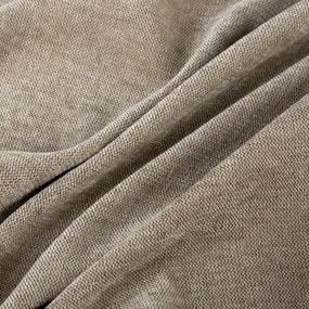 ZÁVES NA KRÚŽKOCH NILO 140X250 CM SVETLOHNEDÁ