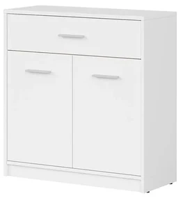 Komoda BRW Nepo Plus 5 (biela) . Akcia -30%. Vlastná spoľahlivá doprava až k Vám domov. 1098289