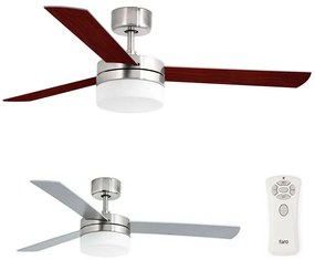 FARO Barcelona FARO 33608 - Stropný ventilátor PANAY 2xE14/8W/230V + diaľkové ovládanie FA33608