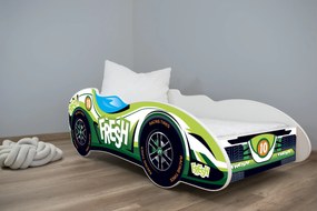TOP BEDS Detská auto posteľ F1 160cm x 80cm - FRESH CAR