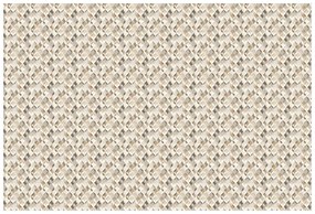 Samolepiaca tapeta béžová geometria s priestorovým efektom