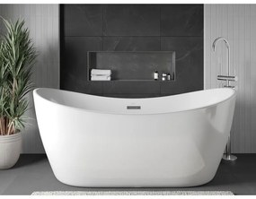 Mexen X-Wall-NR, polička na zapustenie pod obklad bez goliera 90 x 30 cm, oceľová, 1911903010