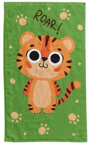 Bavlněná froté osuška TYGŘÍK 016 30x50 cm zelená