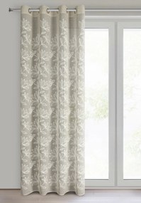 ZÁVES NA KRÚŽKOCH SUZI 140X250 CM KVETY