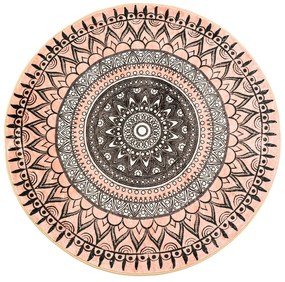 TZ Okrúhly vzorovaný koberec Aztek Rozmer: 90 cm