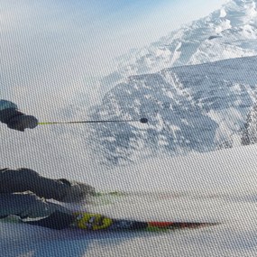 Obraz - Lyžiar (90x60 cm)