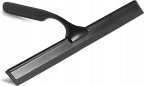 Nerezová stierka na sprchové kúty REA - YZ-G04 - s úchytom - čierna matná