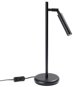 Čierna stolová lampa (výška 43 cm) Fideus – Sollux