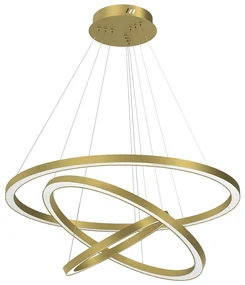 Závesné LED svietidlo Galaxia, 3x LED 85w, 3500k, g