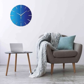 Hodiny na stenu z plexiskla farebné - APLEND: Šedá kovová Ral 7005 Strieborné ručičky 30 cm 4220-70063 X0106