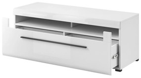 TV stolík Tashia Typ 41 (biela + vysoký lesk biely). Vlastná spoľahlivá doprava až k Vám domov. 1030192