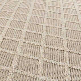 Ayyildiz, Kusový koberec Patara 4953 Beige – na von aj na doma, 80x150, béžová, chodba / predsieň