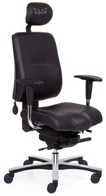 Zdravotná stolička Vitalis Balance XL, čierna