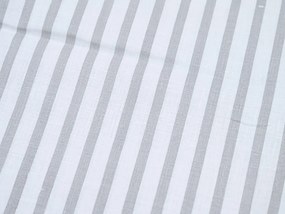 Bavlnené obliečky GREY LINES biele Rozmer obliečky: 70 x 90 cm | 140 x 200 cm