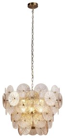 Searchlight 88210-9BZ - Luster na reťazi WAGON WHEEL 9xG9/33W/230V bronzová