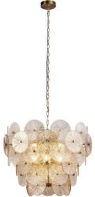 Searchlight 88210-9BZ - Luster na reťazi WAGON WHEEL 9xG9/33W/230V bronzová