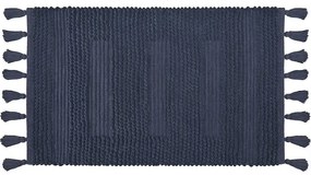 Kúpeľňová predložka 60x100cm tmavo modrá