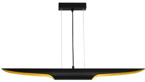 Čierne závesné svietidlo Opviq lights Efsun