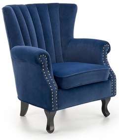 Kreslo CLARUS tmavomodré