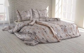 Polášek Krepové obliečky Ginkgo - Béžová | 140 x 220 cm / 70 x 90 cm