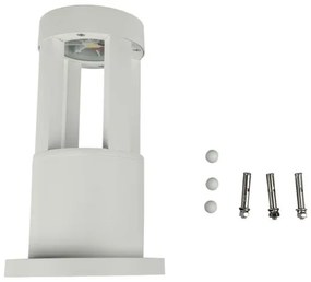 LED Vonkajšia lampa LED/10W/230V 25cm 6400K IP65 biela