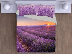 Gipetex Natural Dream 3D talianská obliečka 100% bavlna Lavanda - 220x200 / 2x70x90 cm