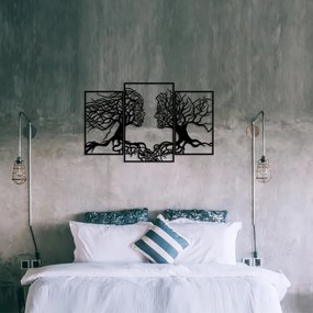 Nástenná dekorácia 116x71 cm strom života kov