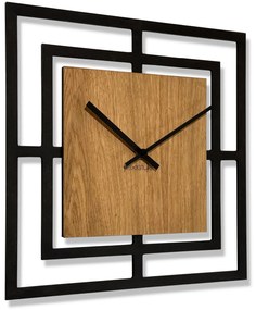 Dekorstudio Moderné drevené hodiny na stenu HARMONIC
