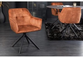 Stolička 42394 Loft Zamat Medenohnedá - Komfort-nábytok