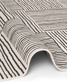 Čierny/krémovobiely vnútorný a vonkajší koberec 120x170 cm Haringey Nightingale – Ted Baker