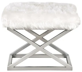 Stolička Capraz Plush White