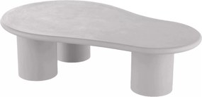 Kávový stolík Gisela 130 cm do obývačky - svetlošedý