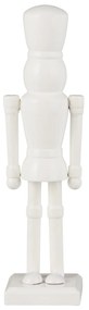 Ib Laursen Drevená soška Nutcracker Rounded Feet White 21 cm