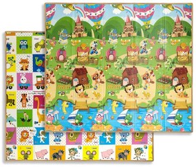 Hracia podložka pre deti Play Colourful Animals T1 177x197 cm
