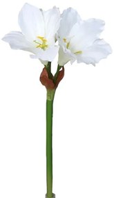 Umelá Amarylis biela, 52 cm