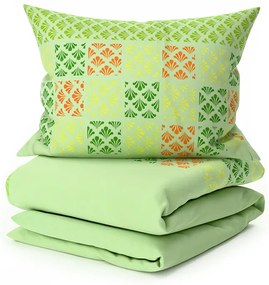 Obliečky z mikrosaténu VELLARI, zelené Rozmer obliečky: 70 x 90 cm | 140 x 200 cm