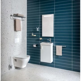 JIKA H45J5111753001 - Kúpeľňová skrinka s umývadlom PETIT 58,5x38,6 cm biela