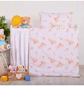 Obliečky detské Veverička v obláčikoch EMI, Detský set 90x130 + 45x65