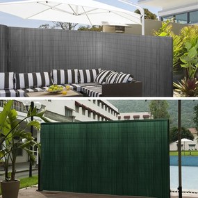 Bluegarden, PVC kryt / tienidlo na terasu-balkón 100 x 400cm, hnedá, OGR-20007